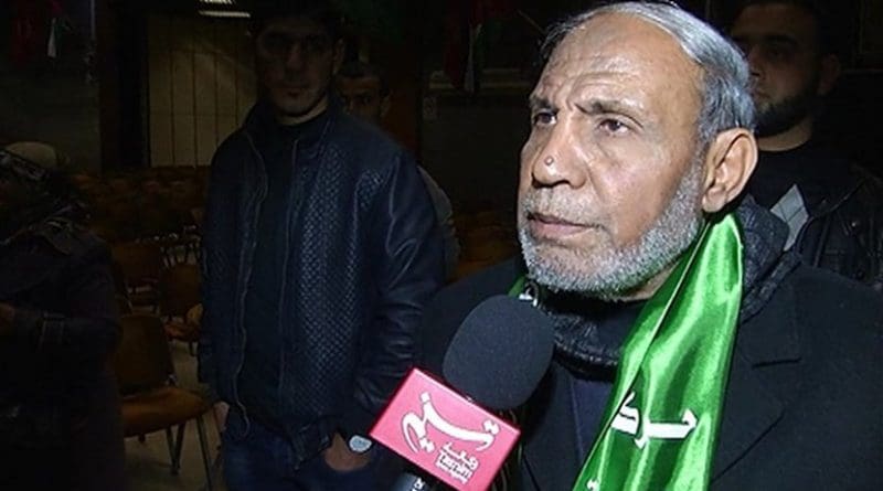 Mahmoud al-Zahar, a member of Hamas’ political bureau. Photo Credit: Tasnim News Agency.