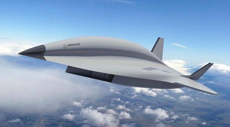 Artist concept of Boeing's hypersonic "Valkyrie II" aircraft. Photo Credit: The Boeing Company / Facebook.