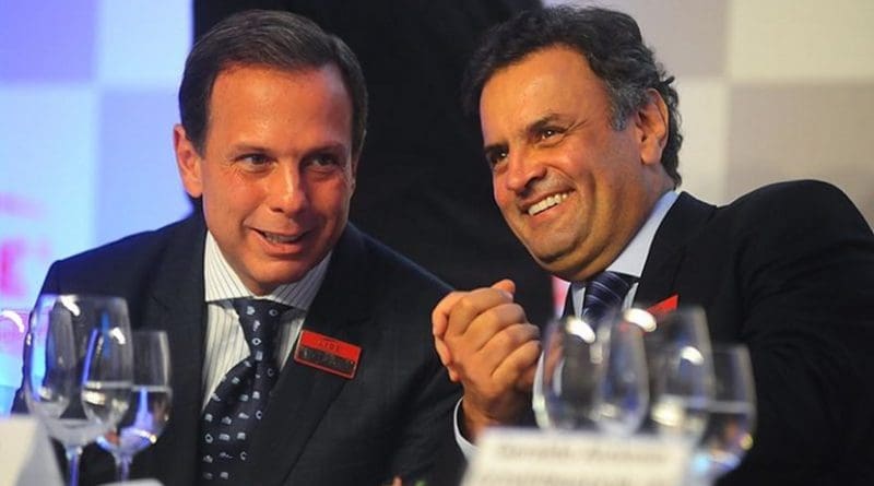 Brazil's João Doria and Aécio Neves. Photo Credit: Aécio Neves, Wikimedia