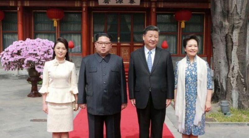North Korea's Kim Jong-un’ with China's Xi Jinping. Source: North Korea's Korean Central News Agency