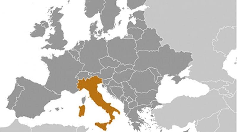 Location of Italy. Source: CIA World Factbook.