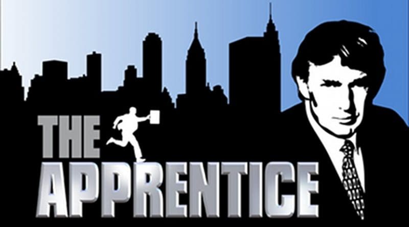 Logo for the TV show "The Apprentice".