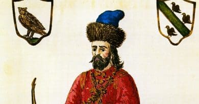 Polo wearing a Tatar outfit, date of print unknown. Source: Wikipedia Commons.