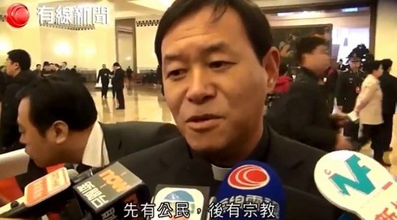 Bishop Peter Fang Jianping is confident China and the Vatican can reach an agreement on appointing bishops. (Photo taken from YouTube)
