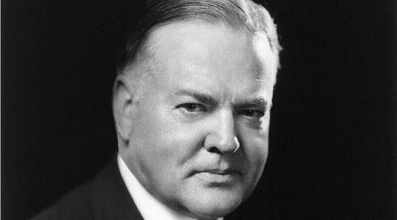 US President Herbert Hoover portrait. Source: Library of Congress, Wikipedia Commons.