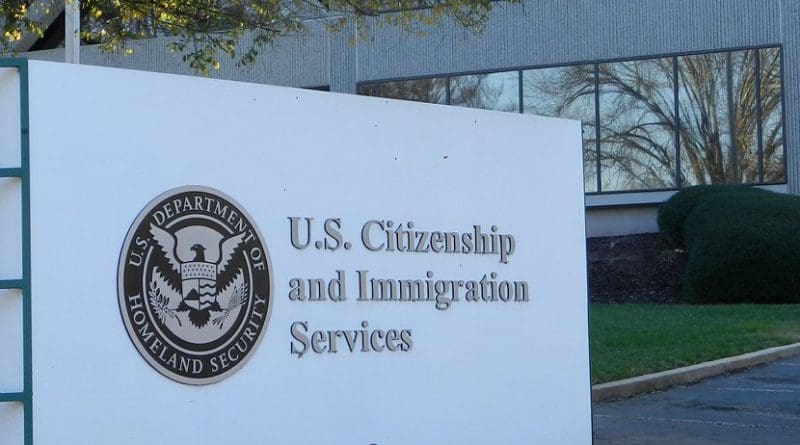 United States Citizenship and Immigration Services. Photo by Gulbenk, Wikipedia Commons.