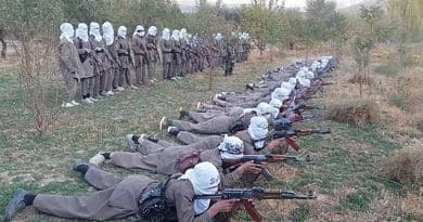 Jihadists of Katibat in training