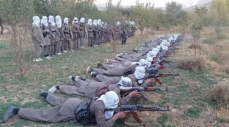 Jihadists of Katibat in training