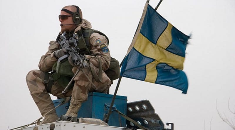 Swedish soldier. Photo by Brindefalk, WIkimedia Commons.