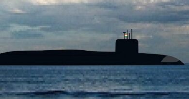 Indian navy submarine INS Arihant. Photo by Chanakyathegreat, Wikimedia Commons.