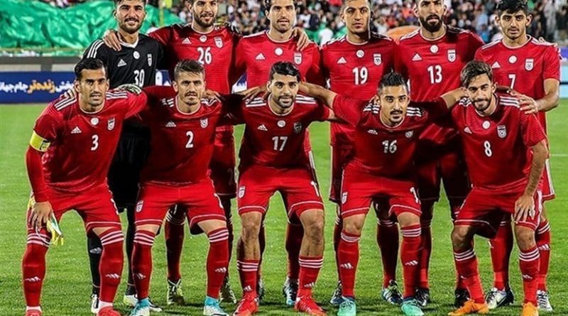Iran's National Football Team. Photo Credit: Tasnim News Agency.