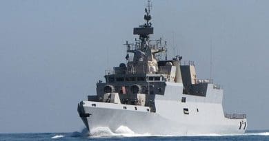 India's INS Kamorta. Photo Credit: Indian Navy
