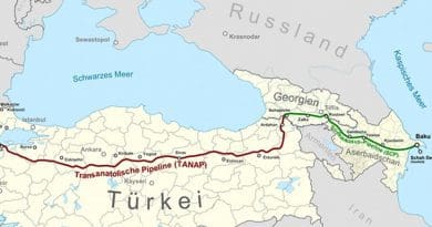 Trans-Anatolian Natural Gas Pipeline. Source: WIkipedia Commons.