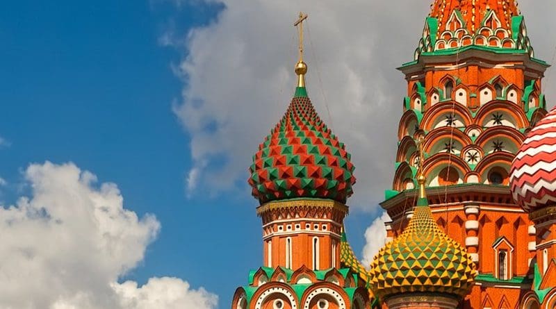 St. Basil Cathedral, Moscow, Russia. Photo Credit: Anton Zelenov, Wikimedia Commons.