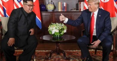 North Korean leader Kim Jong-un and US President Donald Trump. Photo Credit: Dan Scavino Jr, White House.