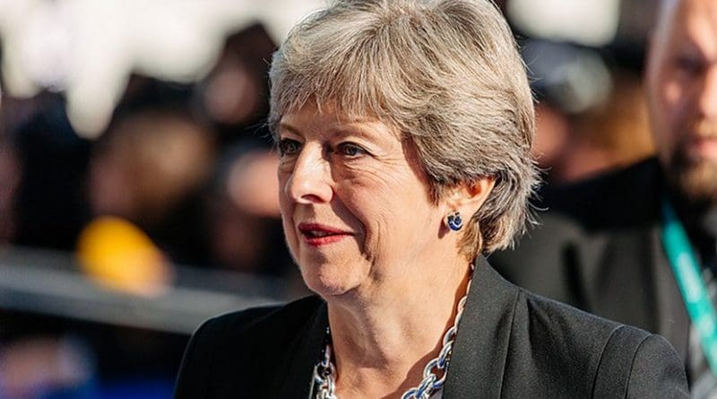 United Kingdom's Theresa May. Photo Credit: EU2017EE Estonian Presidency, Wikimedia Commons.
