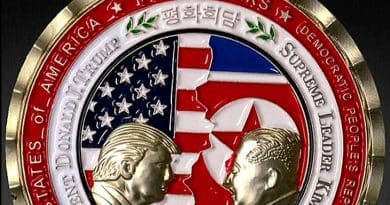 2018 Trump-Kim summit commemorative coin. Photo Credit: White House Communications Agency.