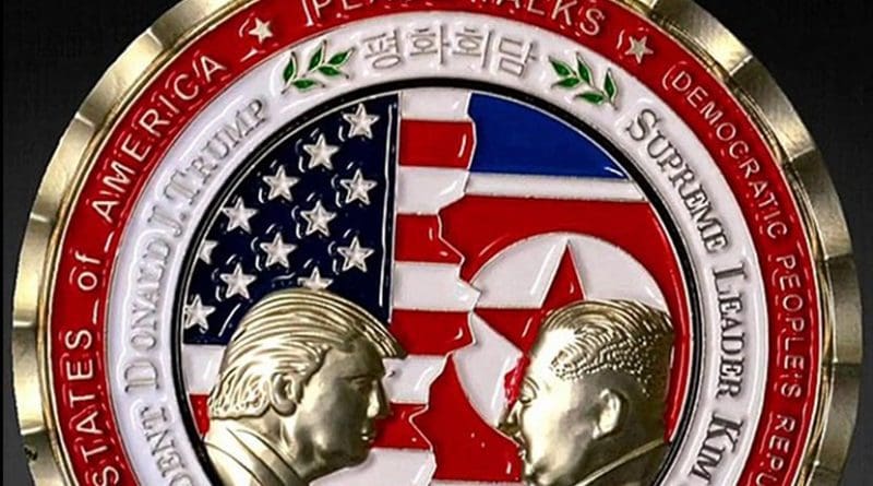 2018 Trump-Kim summit commemorative coin. Photo Credit: White House Communications Agency.