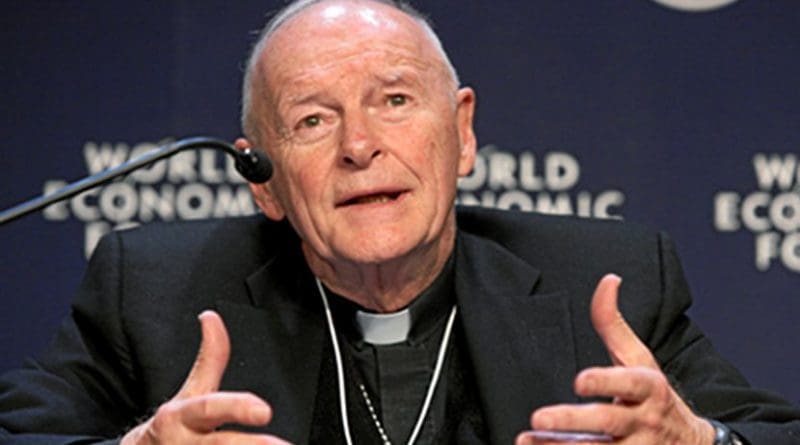 Cardinal Theodore McCarrick. Photo Credit: World Economic Forum, Wikimedia Commons.