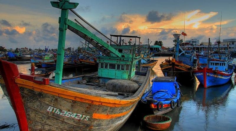 Vietnamese fishing boats. Photo Credit: Lucas Jans, Wikimedia Commons.