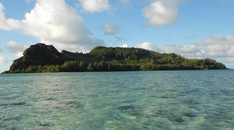 This is Agakauitai Island in the Gambier Archipelago (Mangareva). Credit Jillian A. Swift