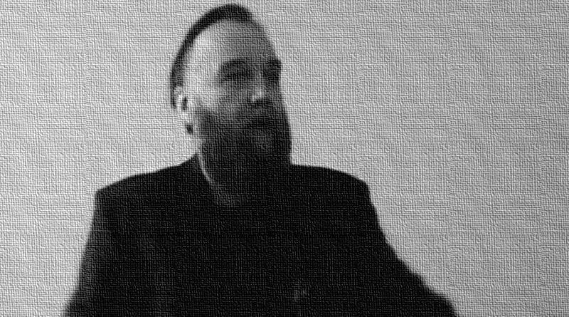 Edited photo of Aleksandr Dugin. Original Photo by Tempus, Wikimedia Commons.