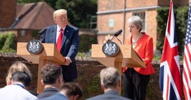 President Donald J. Trump and Prime Minister Theresa May hold a joint press conference | July 13, 2018 (Official White House Photo by Shealah Craighead)