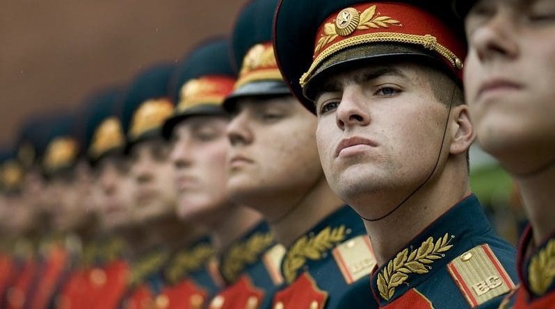 Russian Honor Guard.