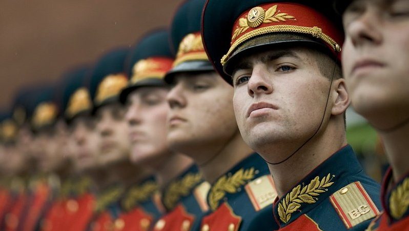 Russian Honor Guard.