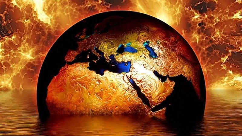 climate change earth globe global warming