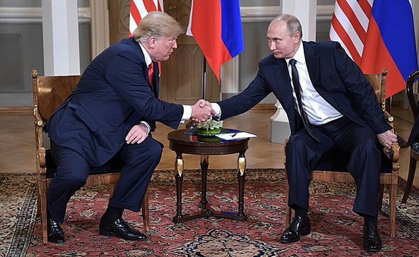 US President Donald Trump with Russia's President Vladimir Putin. Photo Credit: Kremlin.ru