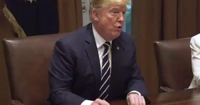 US President Donald Trump. Photo Credit: White House video screenshot.