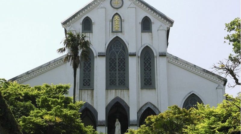 Oura Church, Nagasaki, Japan. Photo Credit: Fg2, Wikipedia Commons.