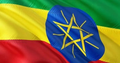 Ethiopia's flag.