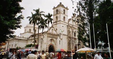 The Tegucigalpa Cathedral — a Spanish colonial period church in Tegucigalpa, Honduras. Photo Credit: Wikipedia Commons.