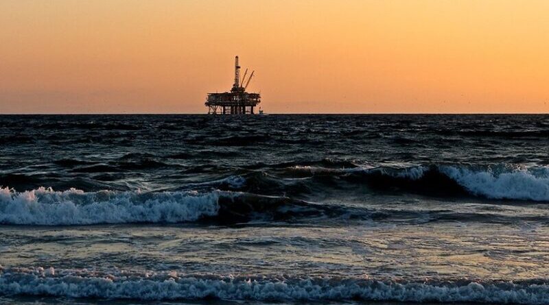oil drilling rig platform