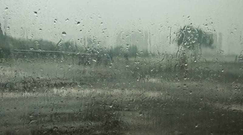 Monsoon season in India.