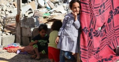 Palestinian children in Gaza.