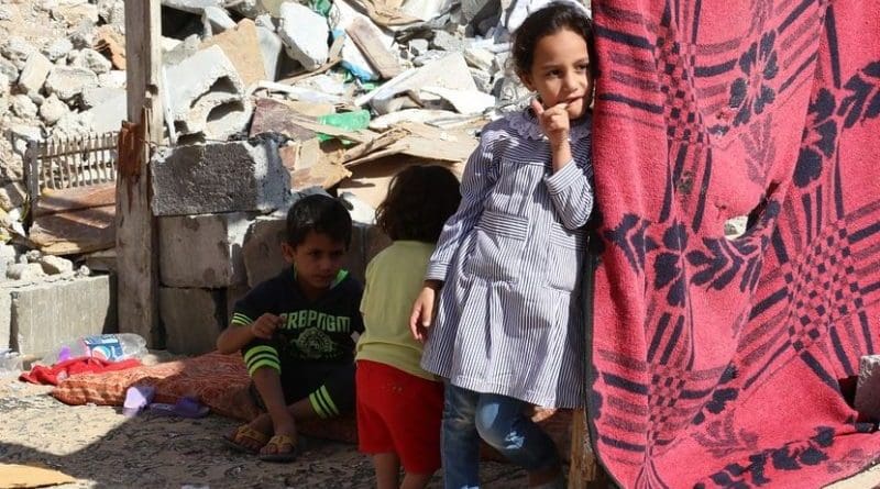 Palestinian children in Gaza.