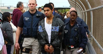 U.S. Immigration and Customs Enforcement (ICE) Agents deport a man back to Mexico. Photo Credit: U.S. Immigration and Customs Enforcement, Wikimedia Commons.