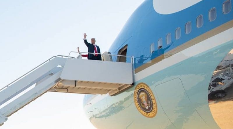 President Donald J. Trump and First Lady Melania Trump depart for Brussels, Belgium | July 10, 2018 (Official White House Photo by Shealah Craighead)