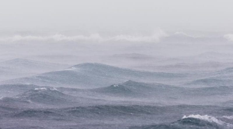 Strengthening westerly winds close to Antarctica could lead to a significant spike in atmospheric CO2 as occurred 16,000 years ago. Credit Picture: Ameen Fahmy (Unsplash.com)