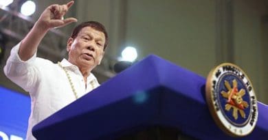 Philippine President Rodrigo Duterte. Photo courtesy of the Presidential Communications Office