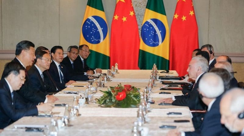 Chinese and Brazilian leaders meet. Photo Credit: Cesar Itiberê / PR/Agência Brasil