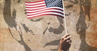 donald trump poster wall flag