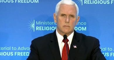 US Vice-President Mike Pence. Photo Credit: White House video screenshot.