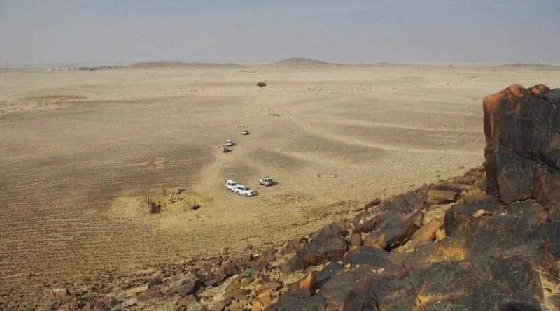 he site at Saffaqah in central Saudi Arabia. Image: ANU.