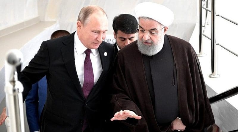 Russia's President Vladimir Putin with President of Iran Hassan Rouhani. Photo Credit: Kremlin.ru