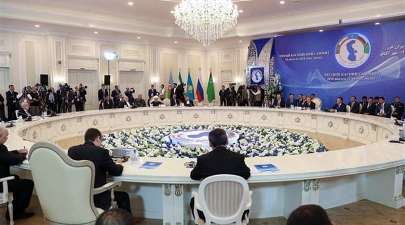 Participants at Caspian Summit in Kazakhstan. Photo Credit: Tasnim News Agency.