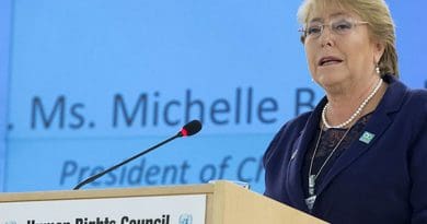 Michelle Bachelet of Chile, newly-appointed as the next UN High Commissioner for Human Rights by Secretary-General António Guterres. UN Photo/Jean-Marc Ferre.
